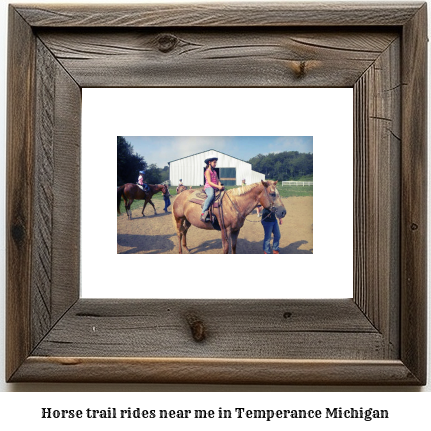 horse trail rides near me in Temperance, Michigan